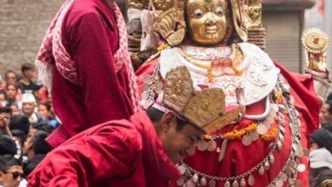 साँखुमा ३३ सय बर्ष पुरानो बज्रयोगिनी माई जात्रा सुरु हुँदै