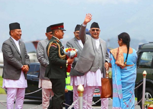 राष्ट्रसंघ महासभामा भाग लिन अमेरिका उढे प्रधानमन्त्री अाेली