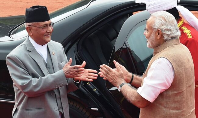 प्रधानमन्त्री ओली र भारतीय प्रधानमन्त्री मोदी बीच अमेरिकामा भेटघाट हुने