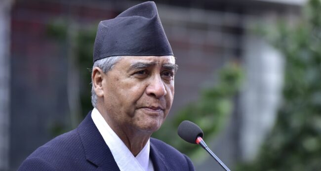 नेपाली कांग्रेसको दुई दिने प्रशिक्षणका लागि सभापति देउवा रूपन्देही जाँदै