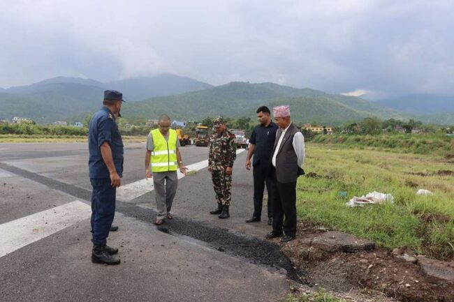सुर्खेत विमानस्थल मर्मतको काम सकियो, शनिबारदेखि सुचारु हुने
