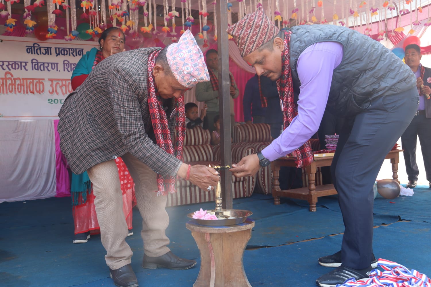 पञ्चपुरी–५ स्थित विद्याभूमि एकेडेमीमा नतिजा प्रकाशन तथा उत्सव कार्यक्रम सम्पन्न